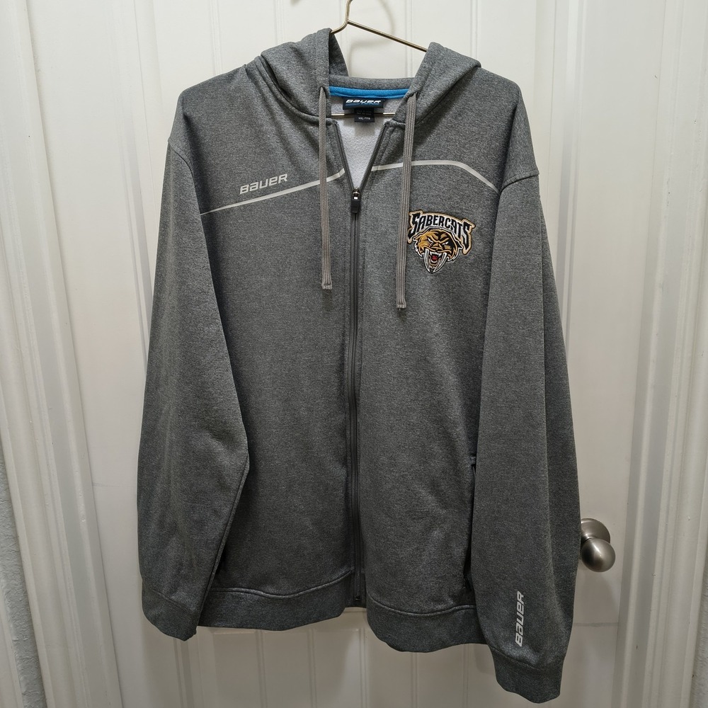 Bauer Team Tacoma Sabercats WCHL Full Zip Hoodie‎ Grey XXL